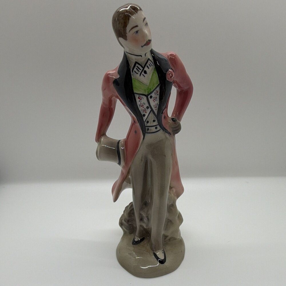 Goldscheider Fine China "Yankee Doodle Dandy" Man Figurine Signed MPN 13